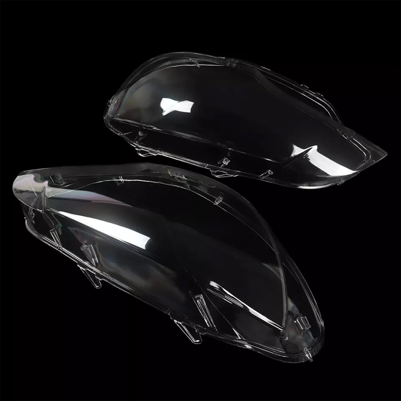 2008-2014 BMW E71 X6 2PCS Clear Headlight Lens Cover Headlamp Left+Right