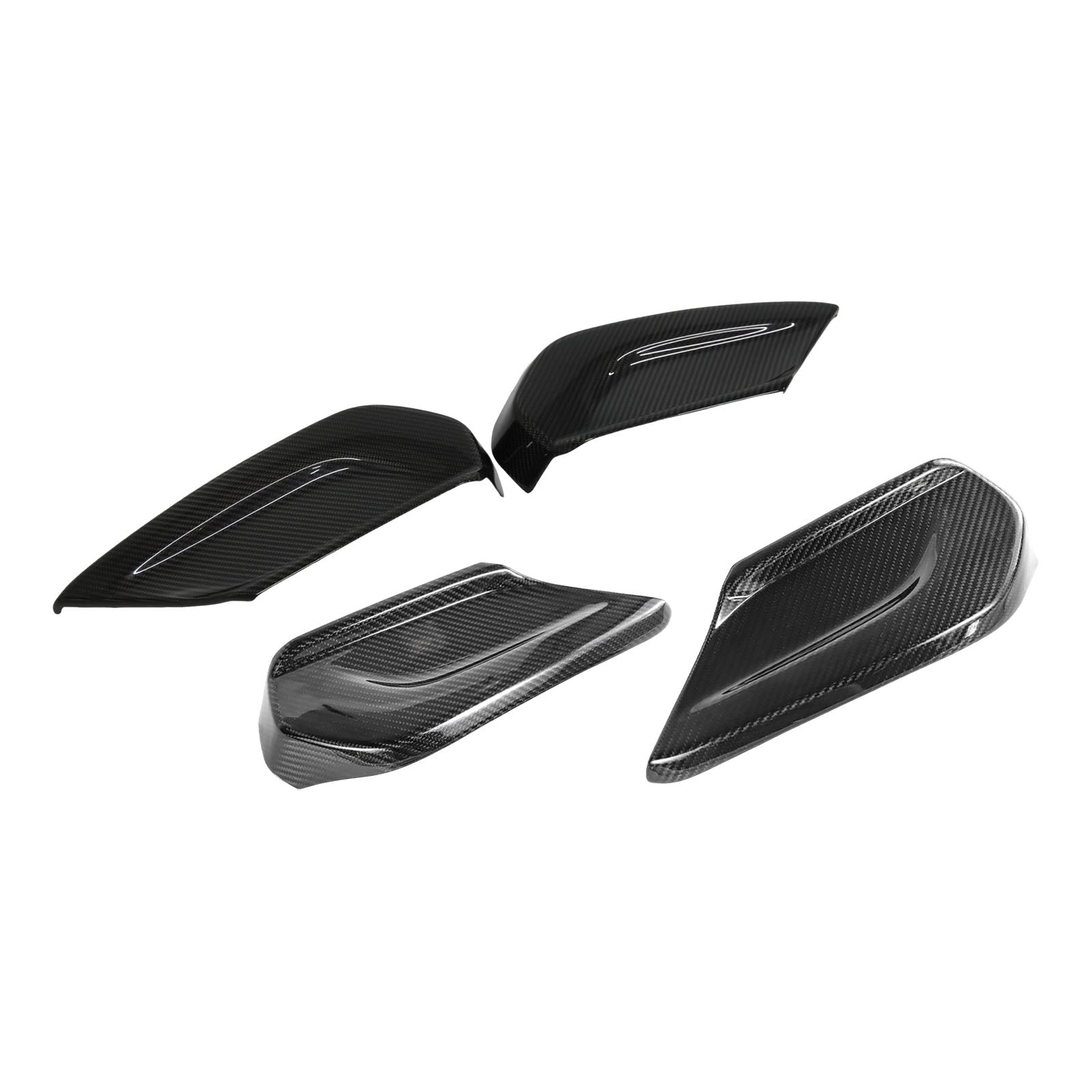 2019-2026 Fit Mercedes Benz W464 W465 Carbon Fiber Seat Side Panel Cover Trim