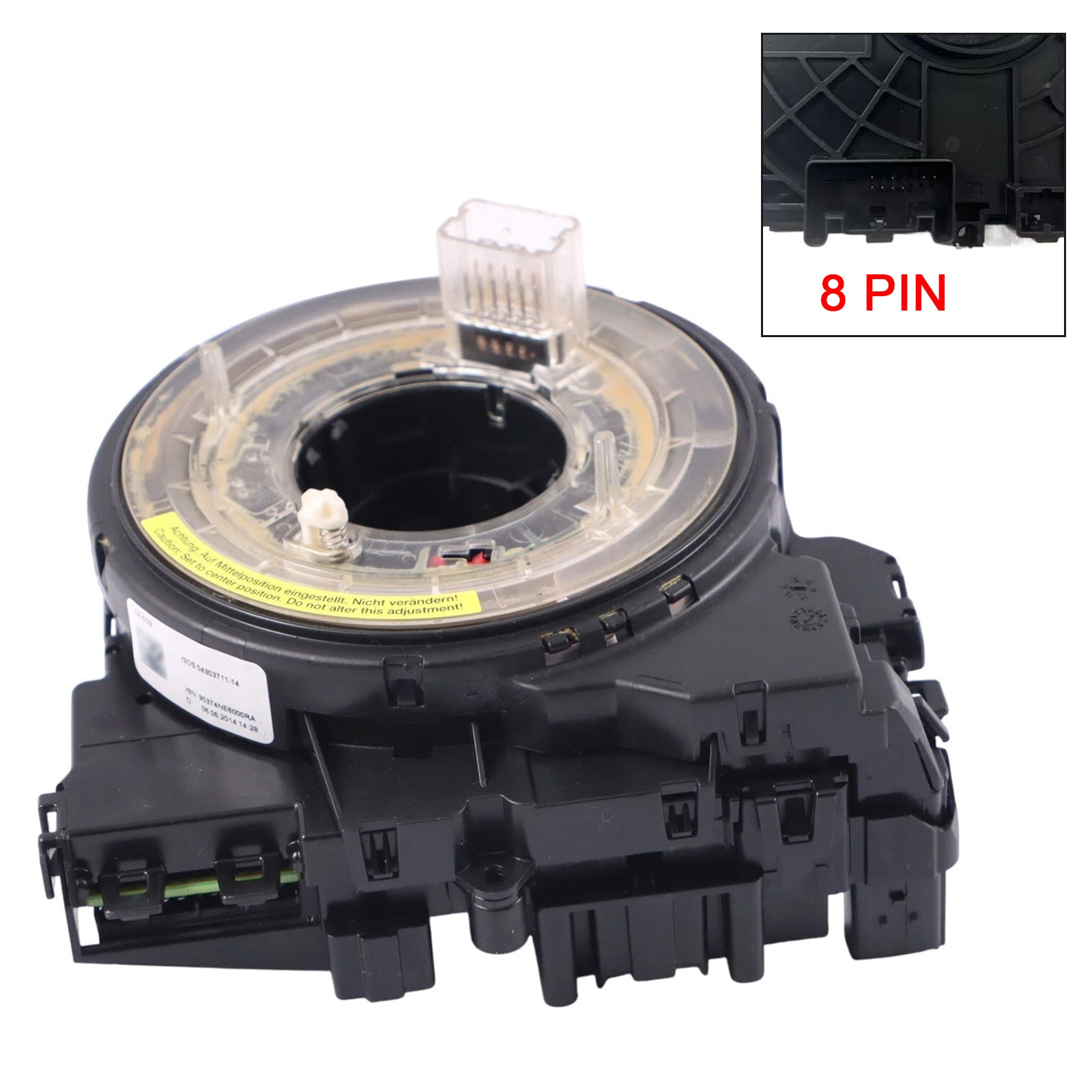 2013-2016 Audi allroad Spiral Cable Angle Sensor Assembly 8 PINS 8K0953568Q