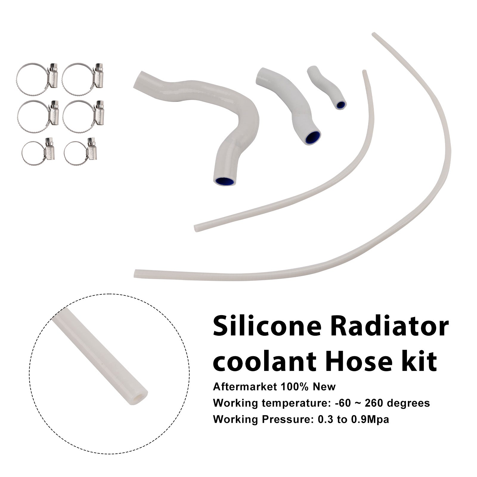 Silicone Radiator coolant Hose For Honda CB750 Hornet XL750 Transalp 23-25