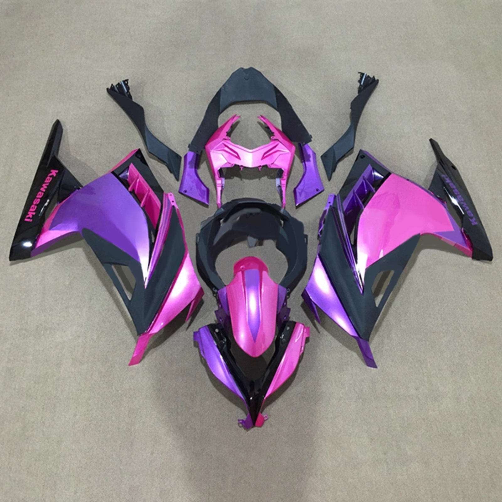 Injection Fairing Kit Bodywork Plastic ABS fit For Kawasaki EX300 Ninja300 2013-2024