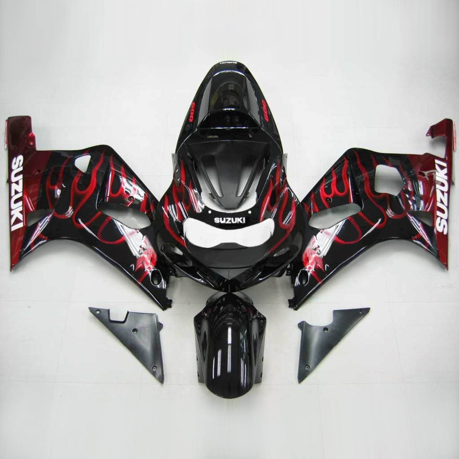 2001-2003 Suzuki GSXR600 K1 Injection Fairing Kit Bodywork Plastic ABS #102 Amotopart