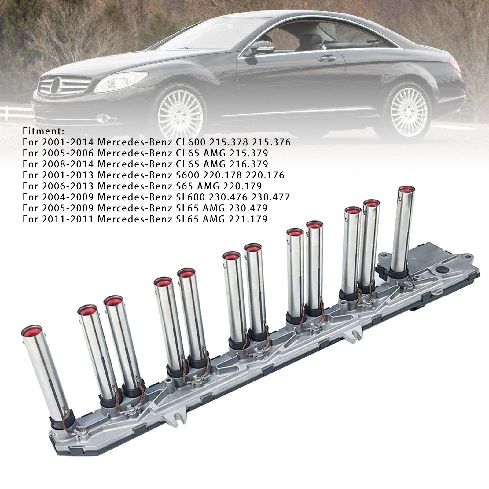 2005-2009 Mercedes-Benz SL65 AMG 230.779 New Left Coil Pack Spark Plug Connectors Ignition 2751500780