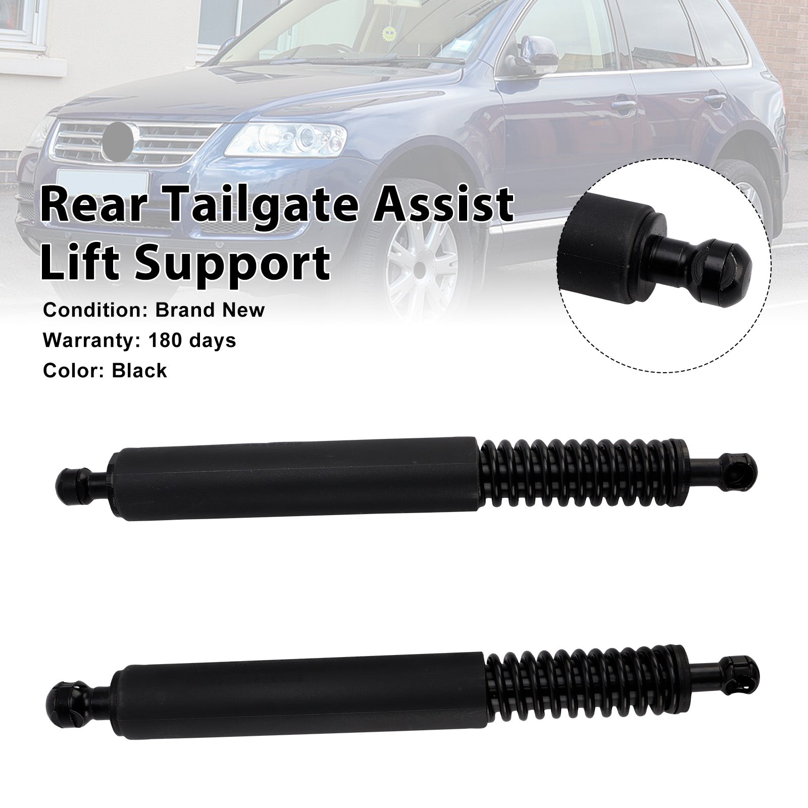 2005-2010 VW Touareg 7L SUV Rear Tailgate Assist Lift Support Shock Strut 7L6827550N