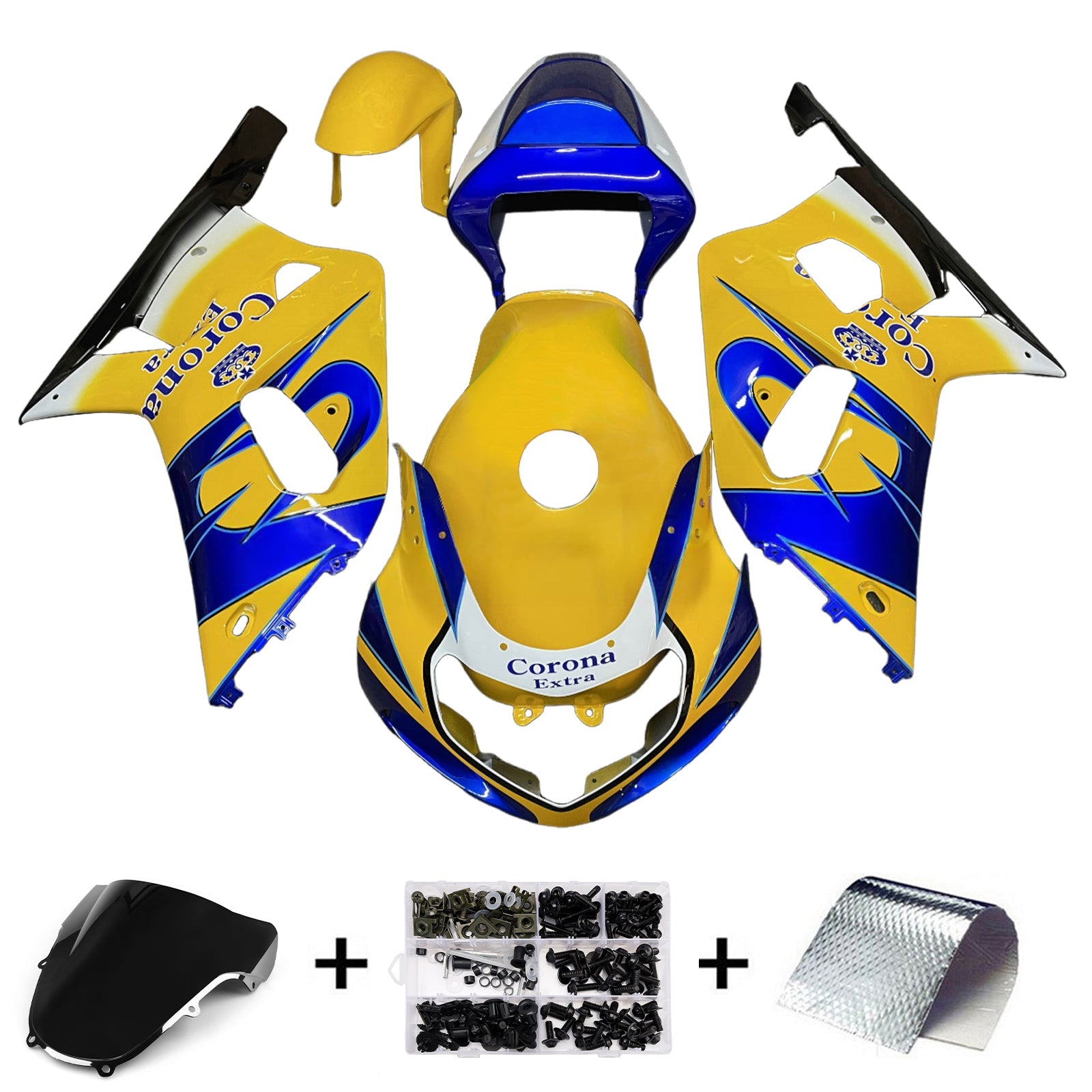 Injection Fairing Kit Bodywork For Suzuki GSXR600 2001-2003 GSXR750 2000-2003 K1