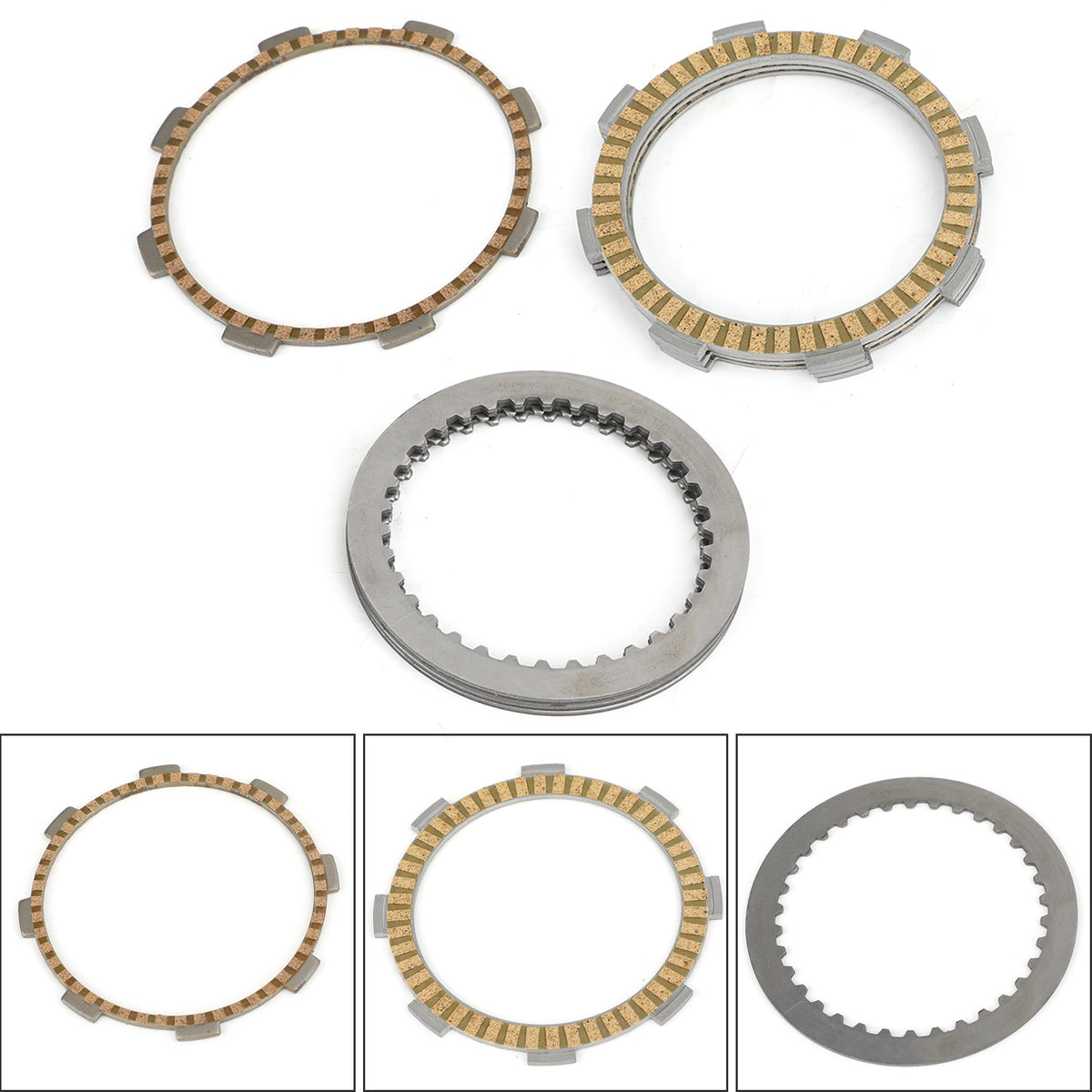 Clutch Kit Iron & Friction Plates for Kawasaki KLX 125 140 150 D-Tracker 08-18