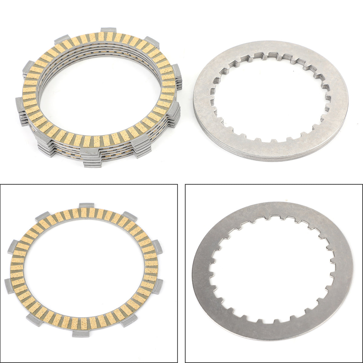 Clutch Kit Iron & Friction Plates for Honda TRX420FE FourTrax Rancher 2007-2017