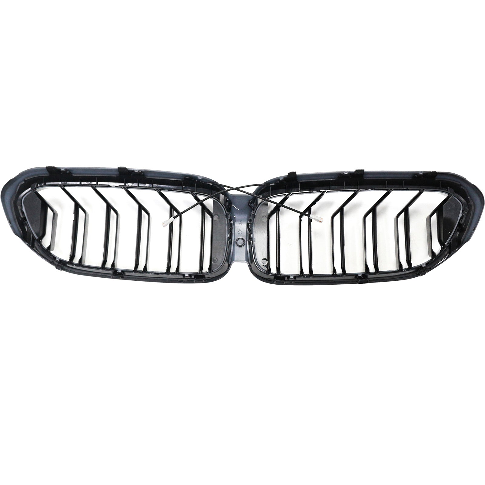 2017-2020 BMW 5 Series G30 G31 Double Slat Front Kidney Grille Gloss Black