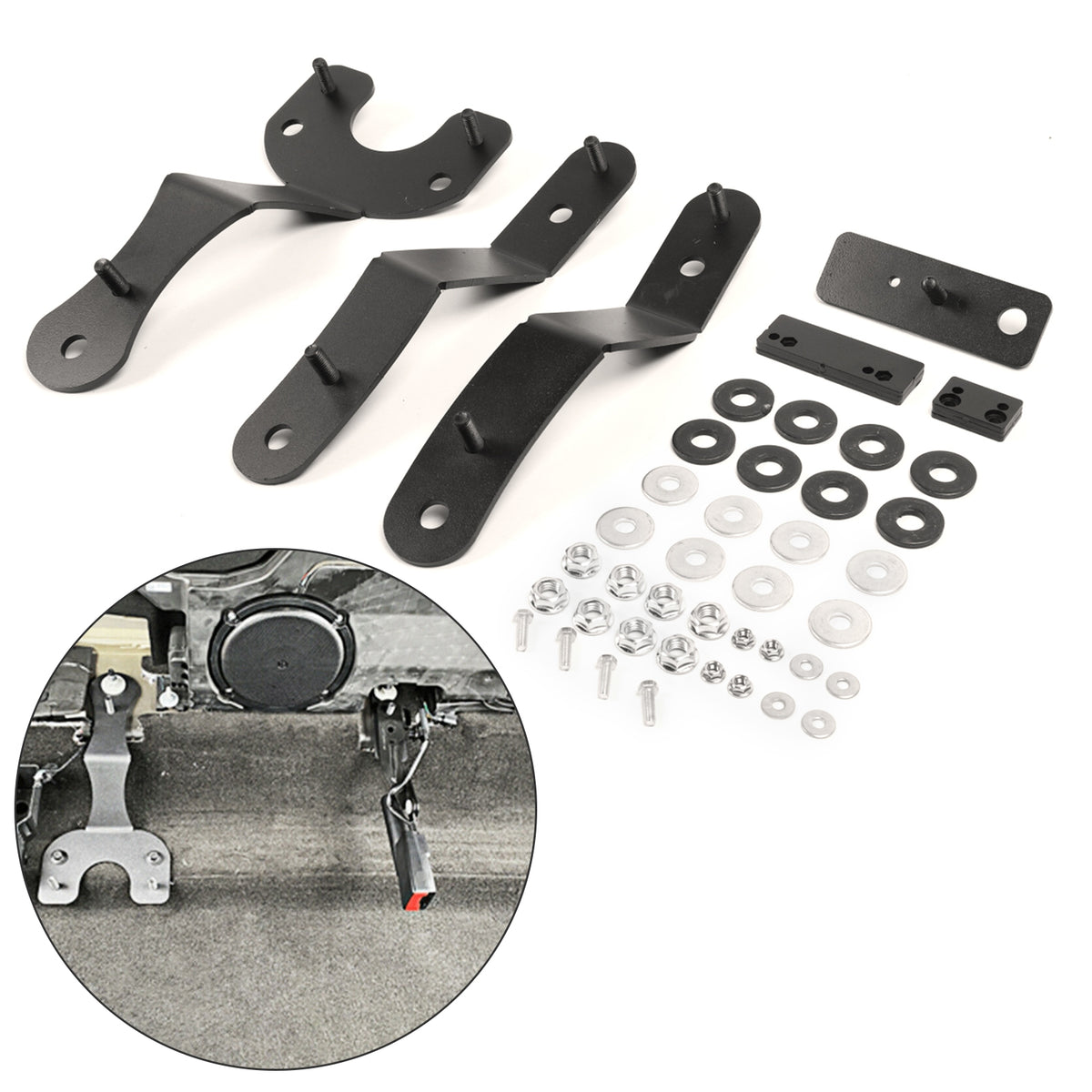 2015-2023 Ford F-150 Black Adjustment Rear Seat Recline Kit sets Generic