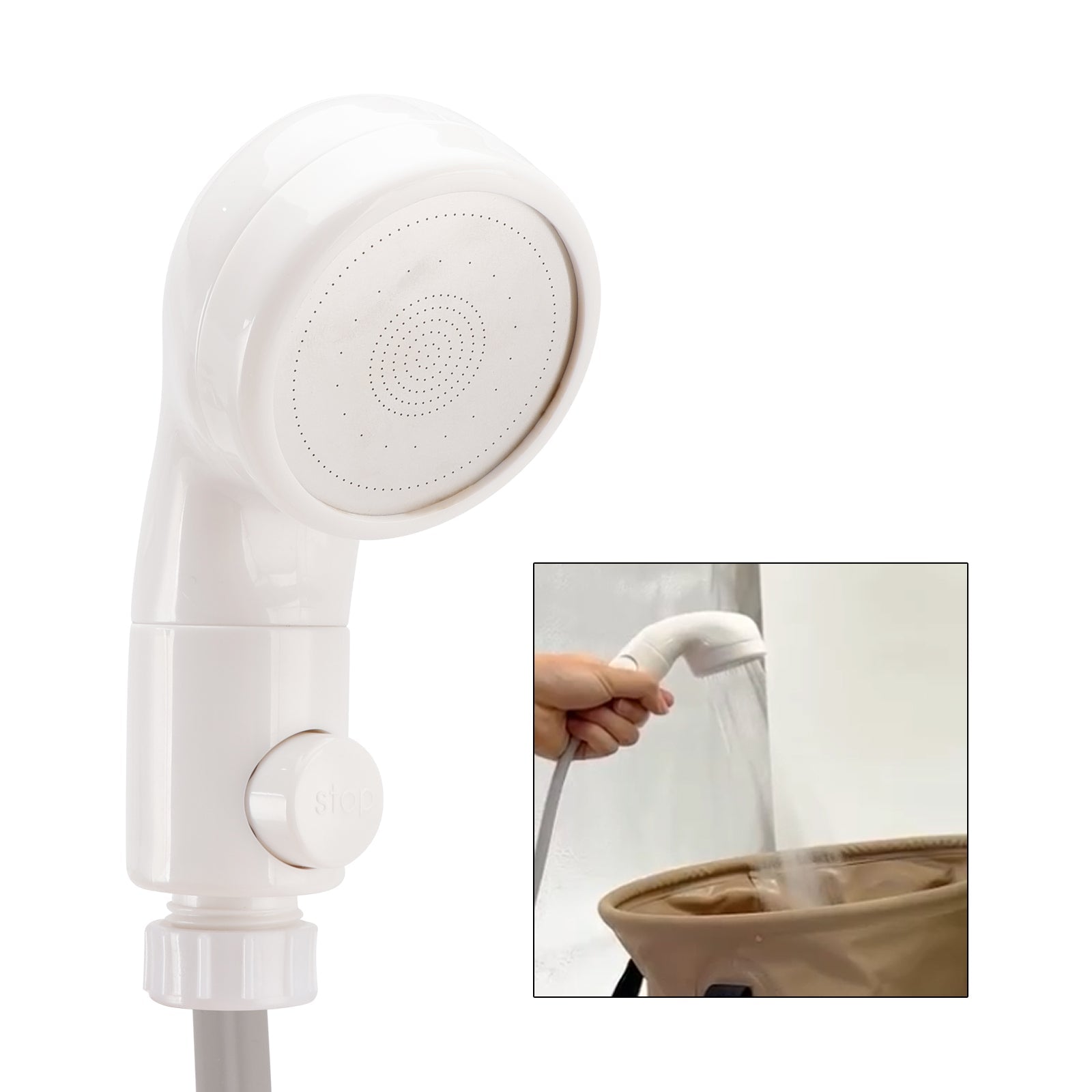 Portable Water Heater For RV Camping 7800mAh 3.3h Rechargeable Camping Cleaning