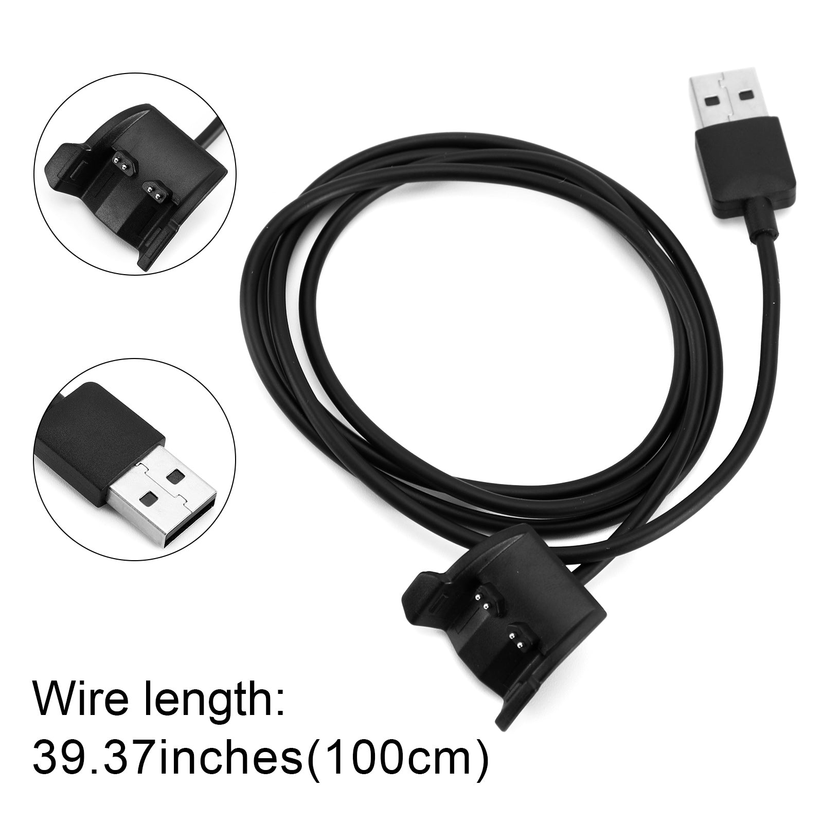 USB Charger Charging Data Cable Cord Fit for Garmin HR/HR Approach X40