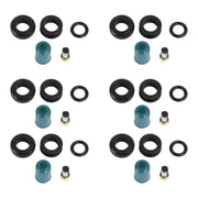 6PCS Fuel Injectors Repair Seal Rebuild Kit fit Toyota 3VZE 1988-1995 3.0L Generic