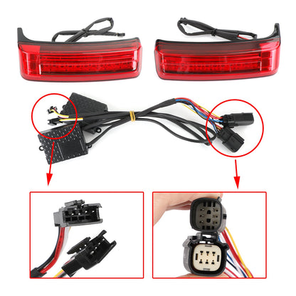 14-21 Touring Generic LED Saddlebag Saddle Bags Run Brake Turn Lamp Lights For