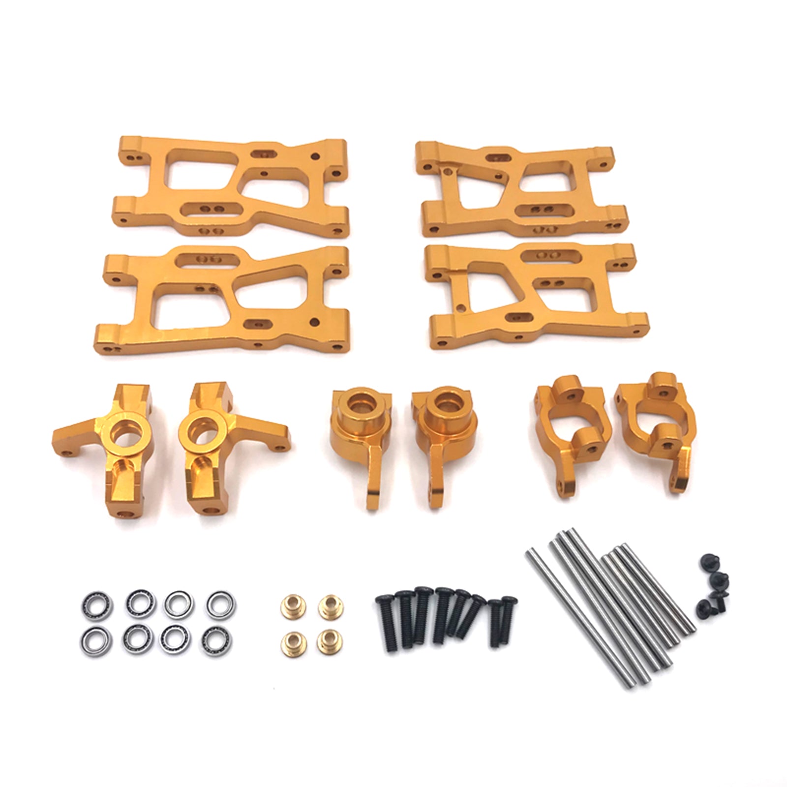 Metal Full Set RC Parts Kit For Wltoys 144001 144002 124016 124017 124018 124019