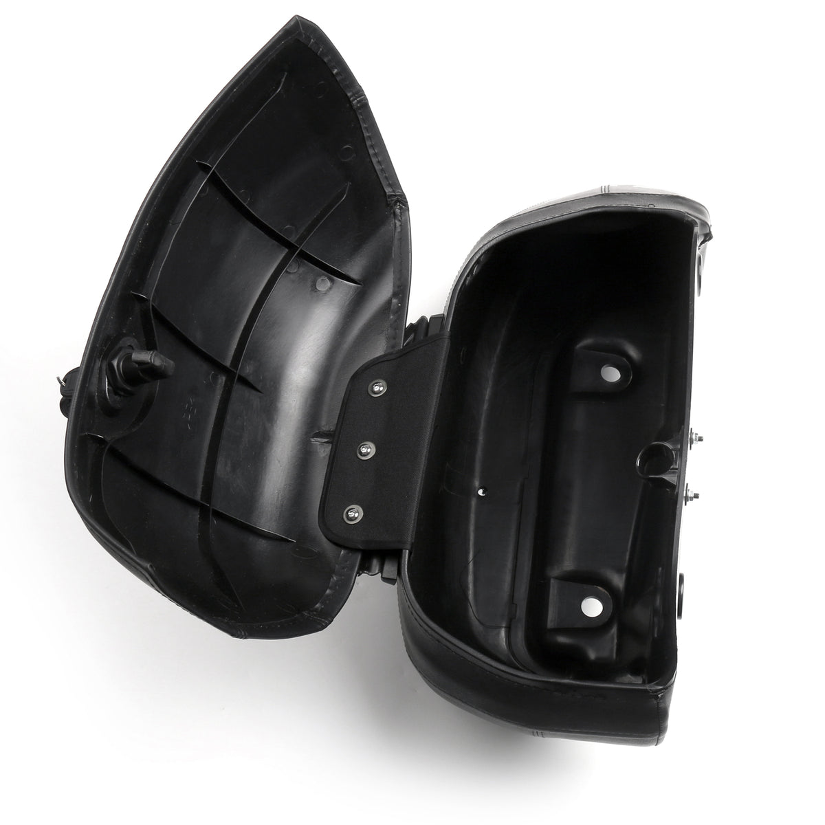 VICTORY JUDGE Universal Classic Motorcycle Hard Bags Saddlebags & Heavy Duty Mounting Kit Generic
