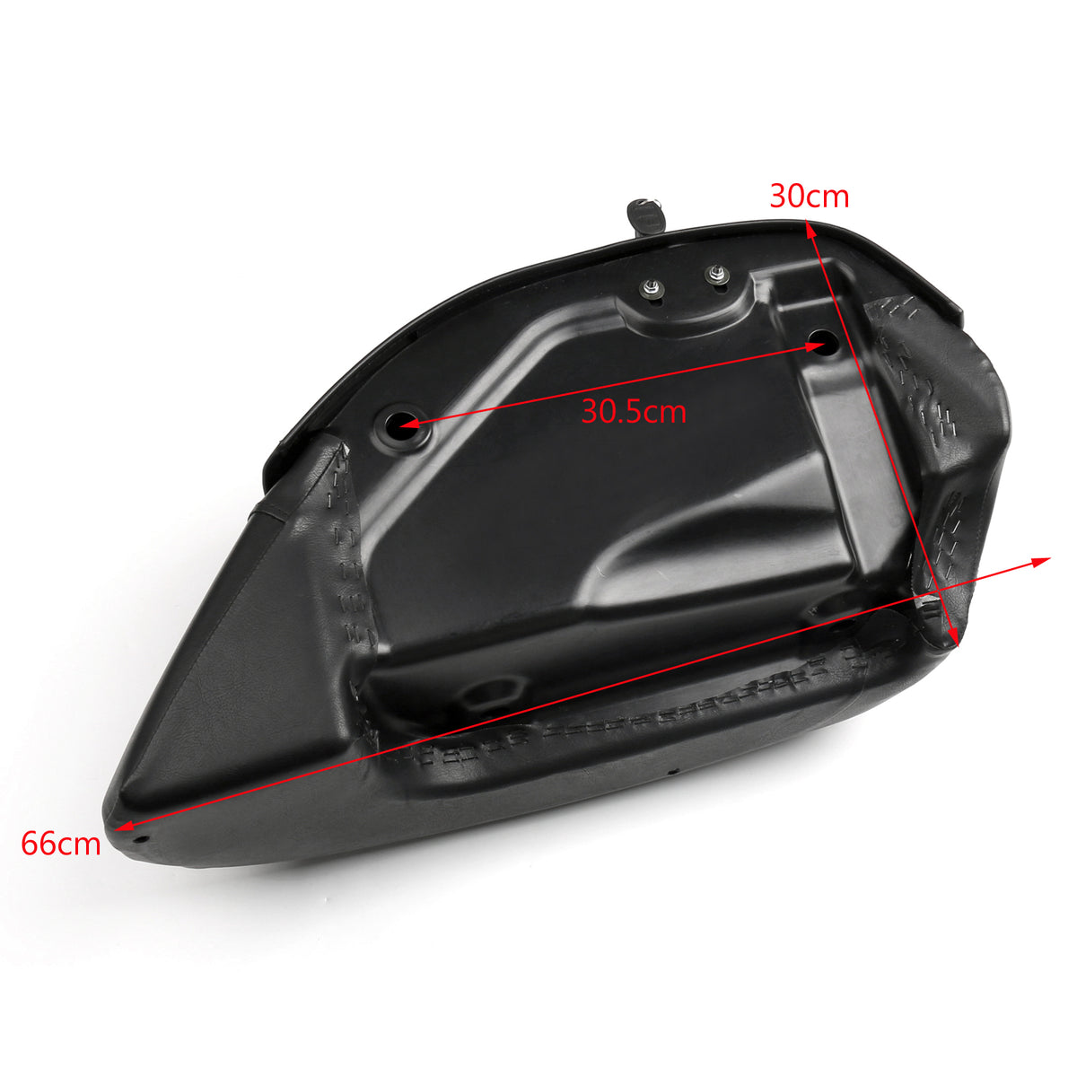 VICTORY JUDGE Universal Classic Motorcycle Hard Bags Saddlebags & Heavy Duty Mounting Kit Generic