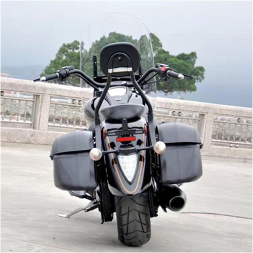 VICTORY JUDGE Universal Classic Motorcycle Hard Bags Saddlebags & Heavy Duty Mounting Kit Generic