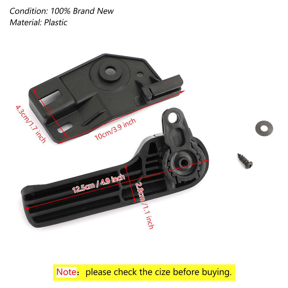 Hood Latch Release Handle Bracket Fits For VW Jetta Golf Beetle 1J1823633A 1J1823533C