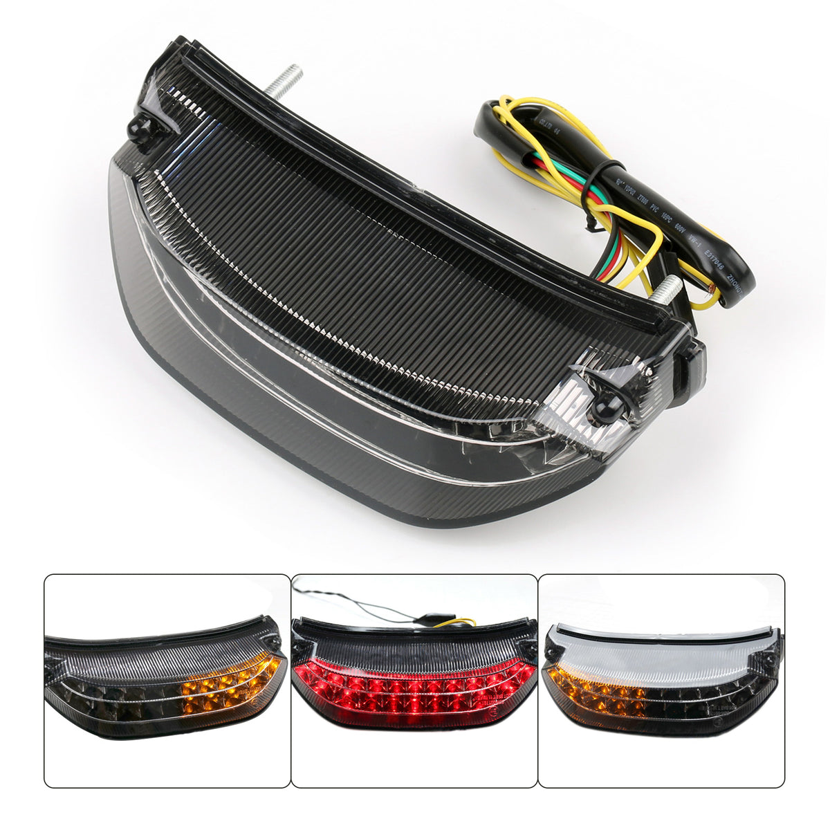 Integrated LED Tail Light Turn signals For Honda CBR600RR 2013-2024 Smoke