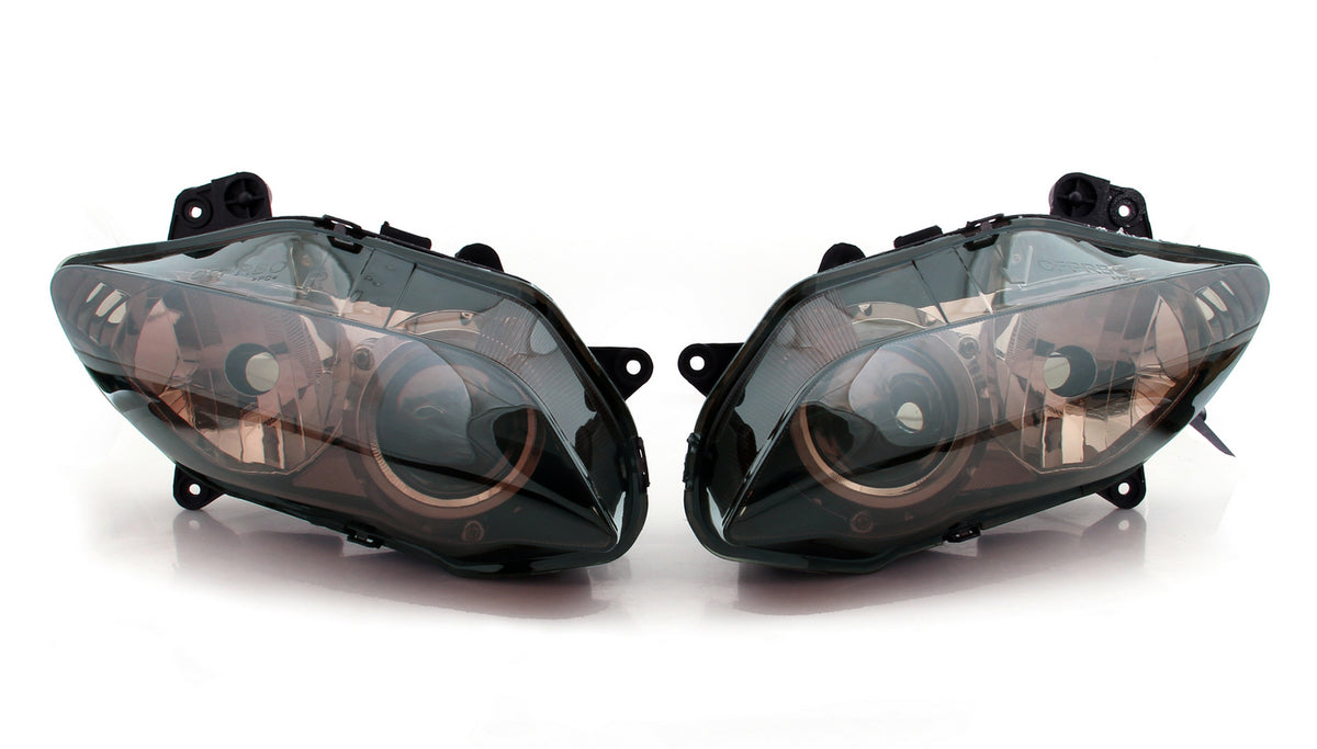 Front Headlight Grille Headlamp Protector Smoke For Yamaha Yzf R1 1000 04-06 05