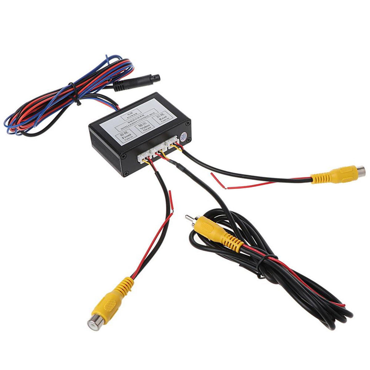 2PCS Universal Car Front Rear Parking View Camera Switch 2 Channel Control Box