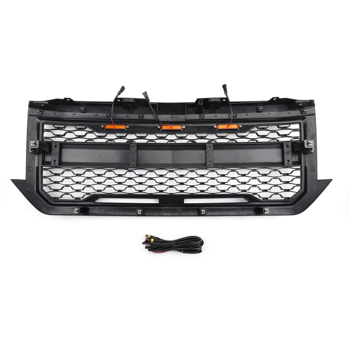 Front Honeycomb Bumper Grille Grill Fit Chevy Silverado 1500 2016-2018