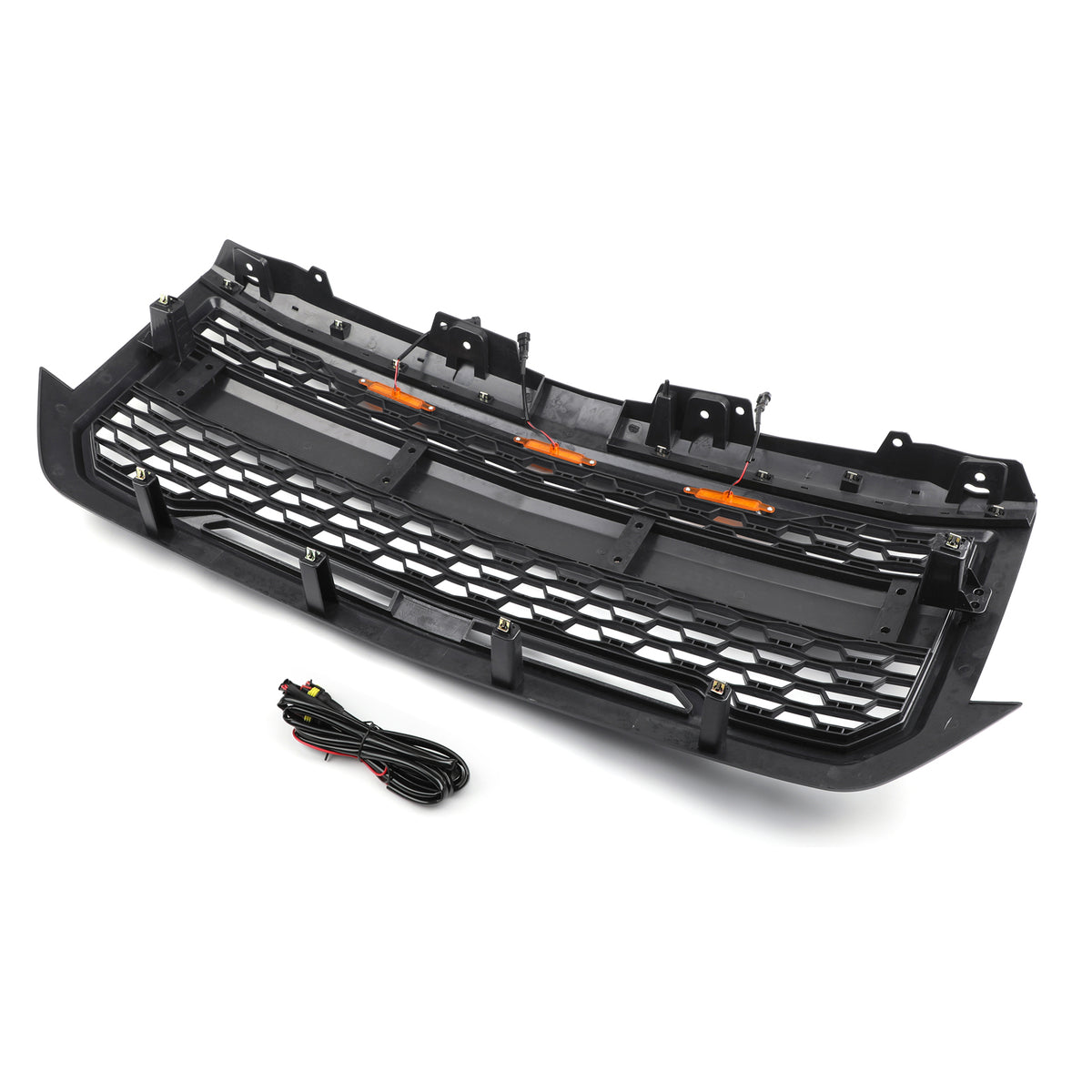 Front Honeycomb Bumper Grille Grill Fit Chevy Silverado 1500 2016-2018