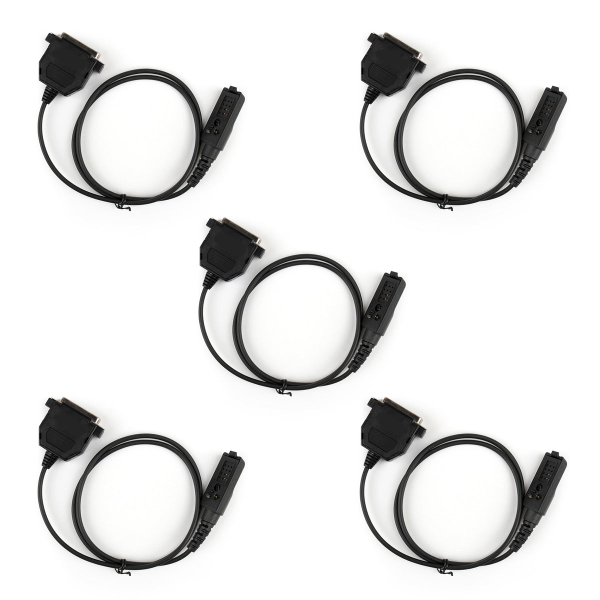 5Pcs Com Port Programming Cable For Saber MX1000 MX2000 MX3000 Radio