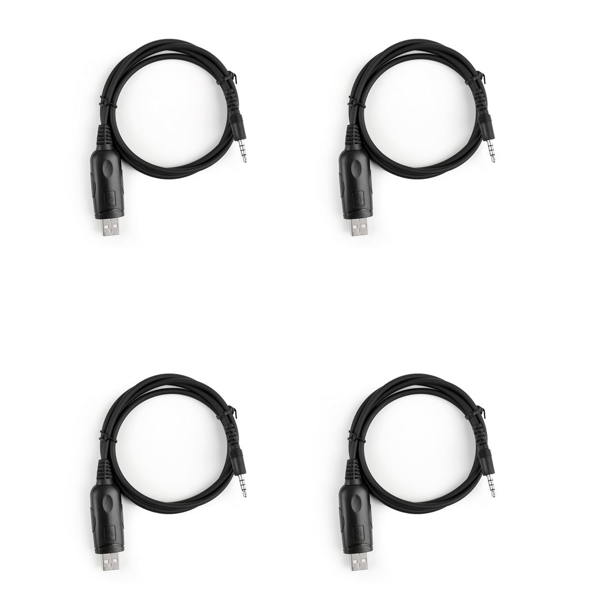 4Pcs USB Programming Cable For Vertex VX-231 VX-351 VX-451 VX-354 With Software