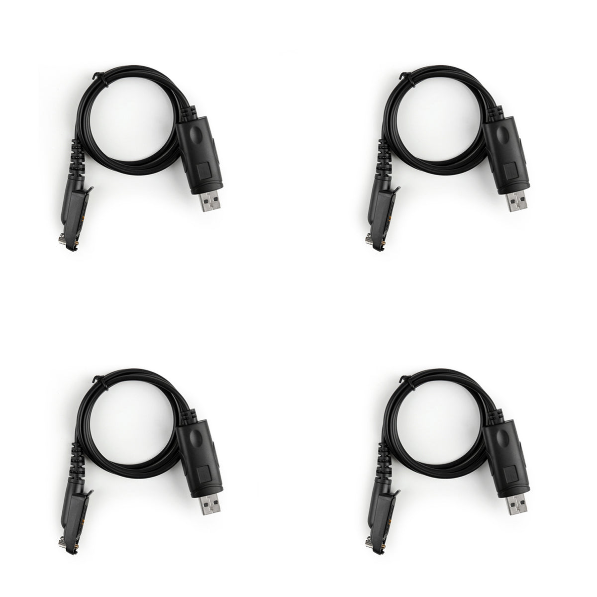 4x USB Programming Cable For Radio GP344 GP388 GP328Plus