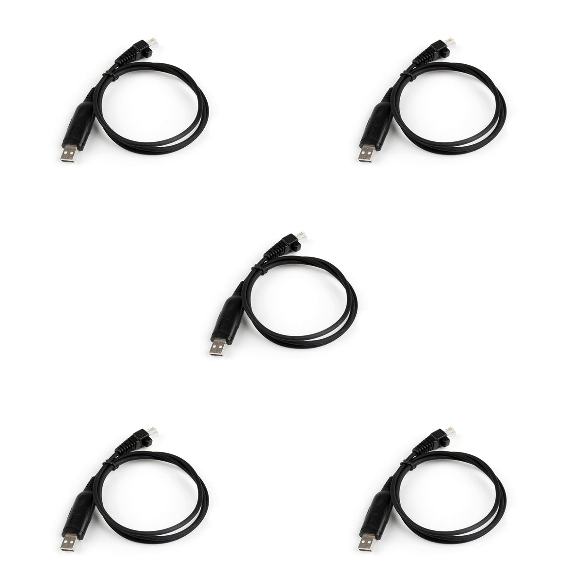 5xUSB Programming Cable OPC-592 For ICOM IC-F310 IC-F410 IC-F420/2610/2020 + CD