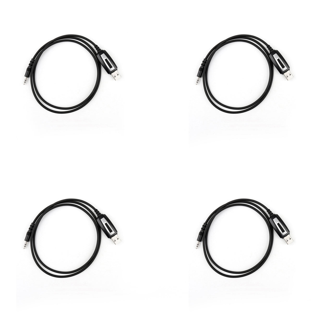 4 Set USB Programming Cable For TYT TH-9000D Car Ham Radio Transceiver With CD