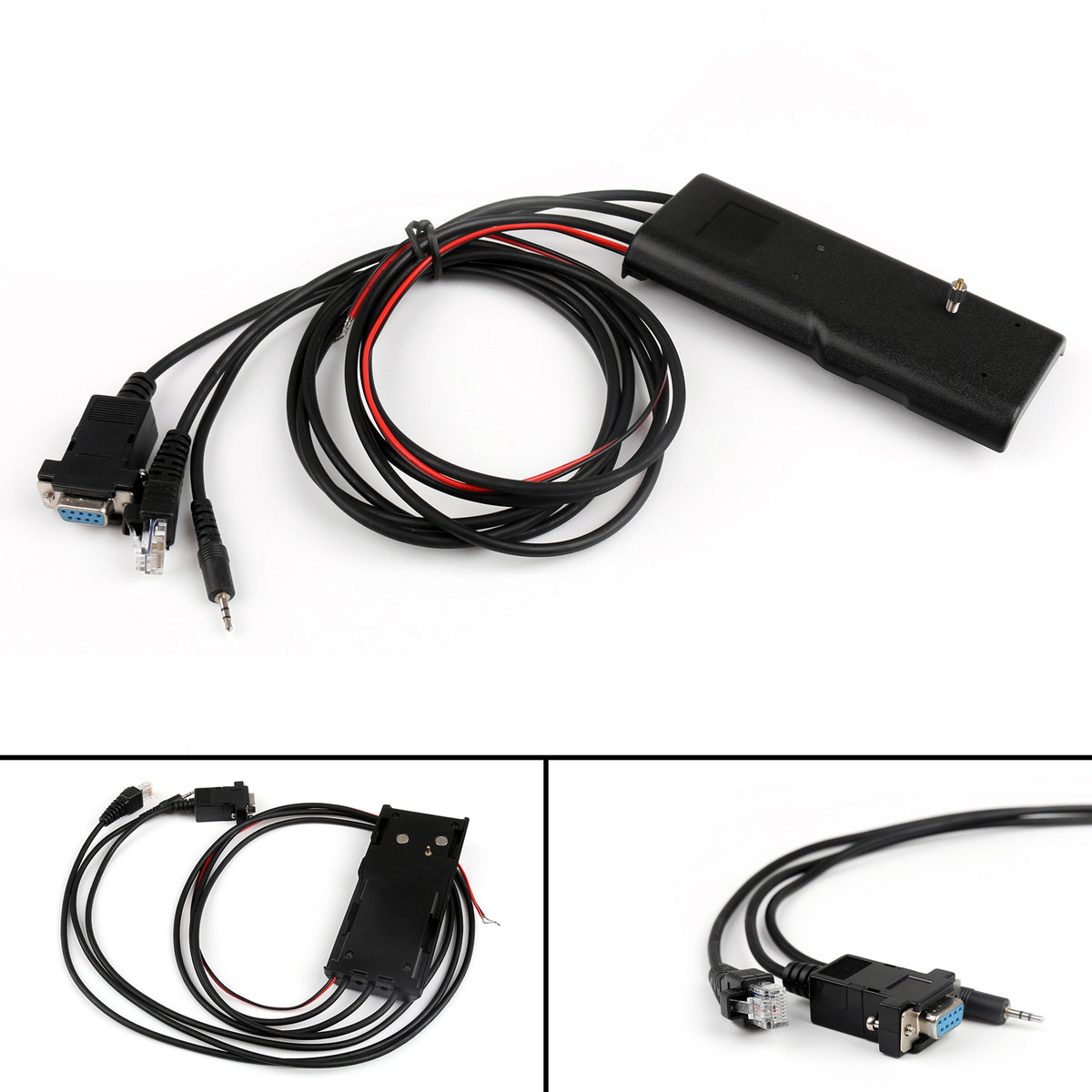 5Pcs 3 in 1 RIB-Less Programming Cable For GP300/88S CP200 GM300 Radio