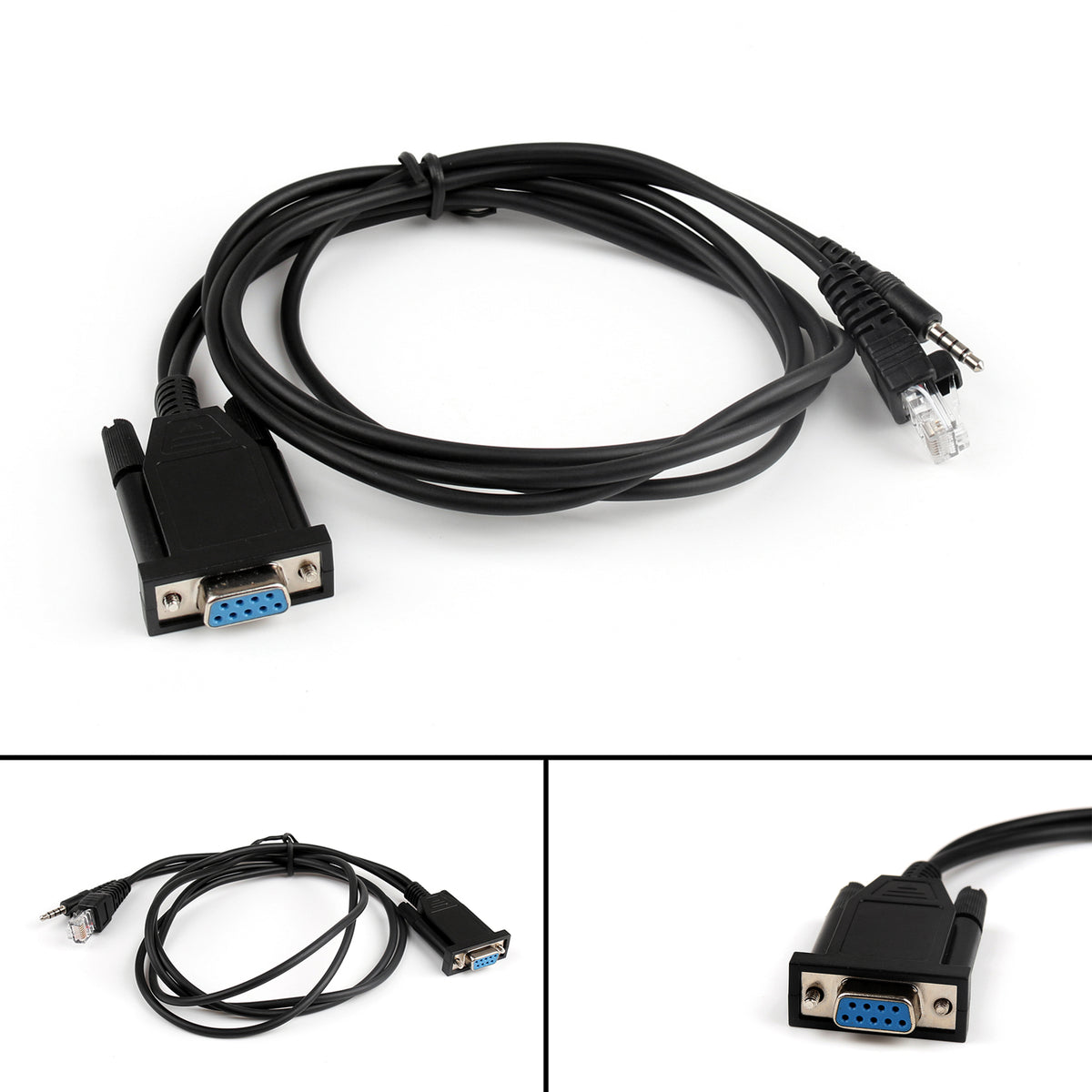 5Pc 2 in 1 Programming Cable For Yaesu/Vertex VX-2000 VX-2100/2200/VX-300 VX-400