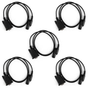5Pcs Programming Cable For Vertex Radio VX-530 VX-600 VX-800 VX-4000/5500 Radio