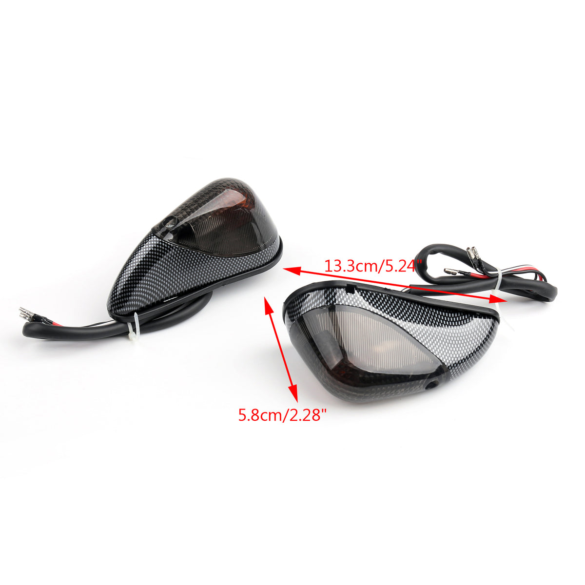 1988-2007 Kawasaki Ninja EX 250 (Front Only) Smoke Front Turn Signals Generic