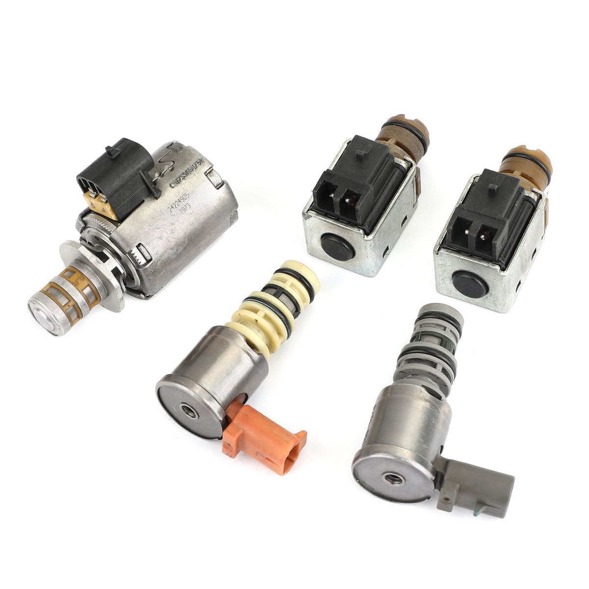4L60E Transmission Solenoid Kit Fits For TCC EPC Shift 2003-On 5pc Set