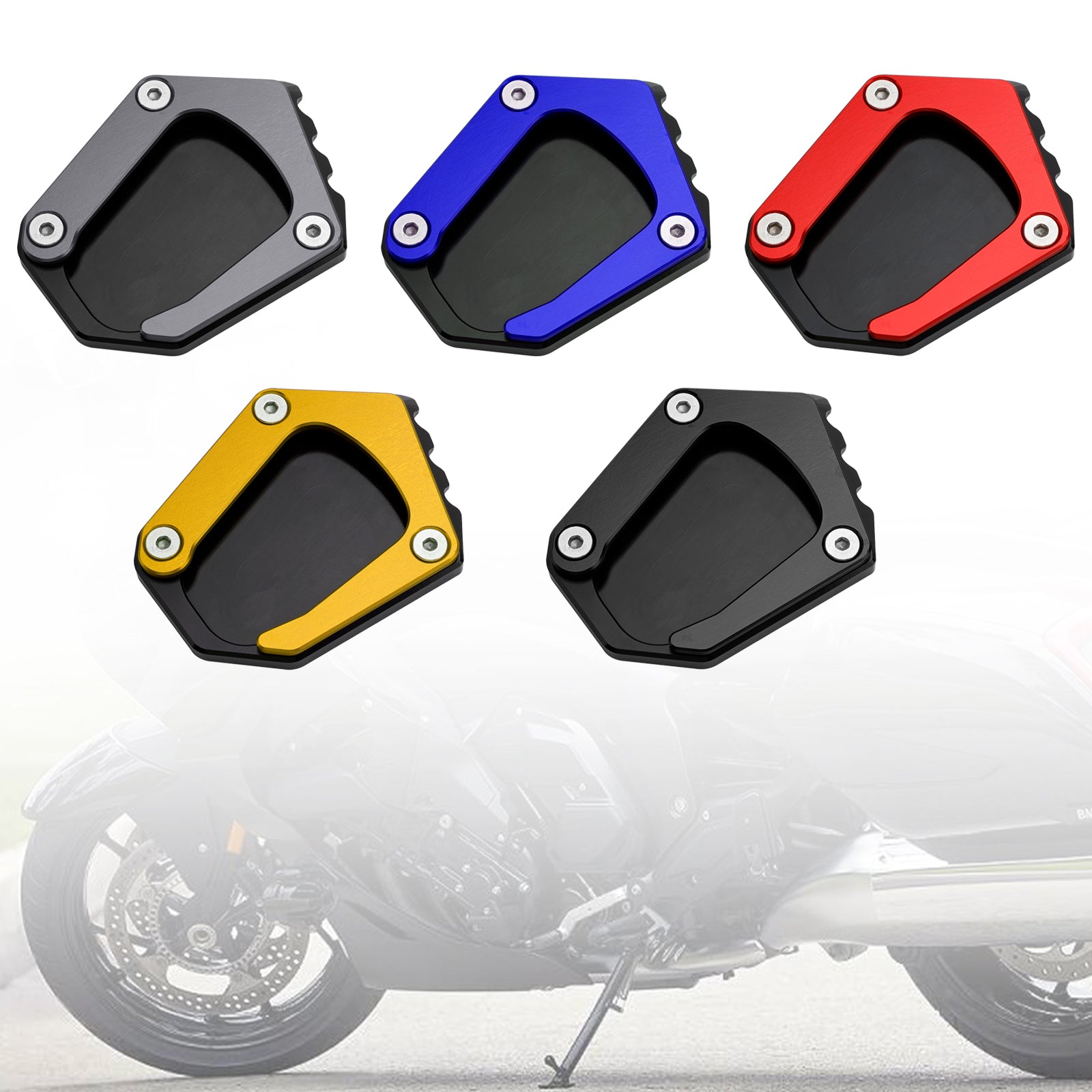 2016-2022 BMW K1600 Kickstand Enlarge Plate Pad