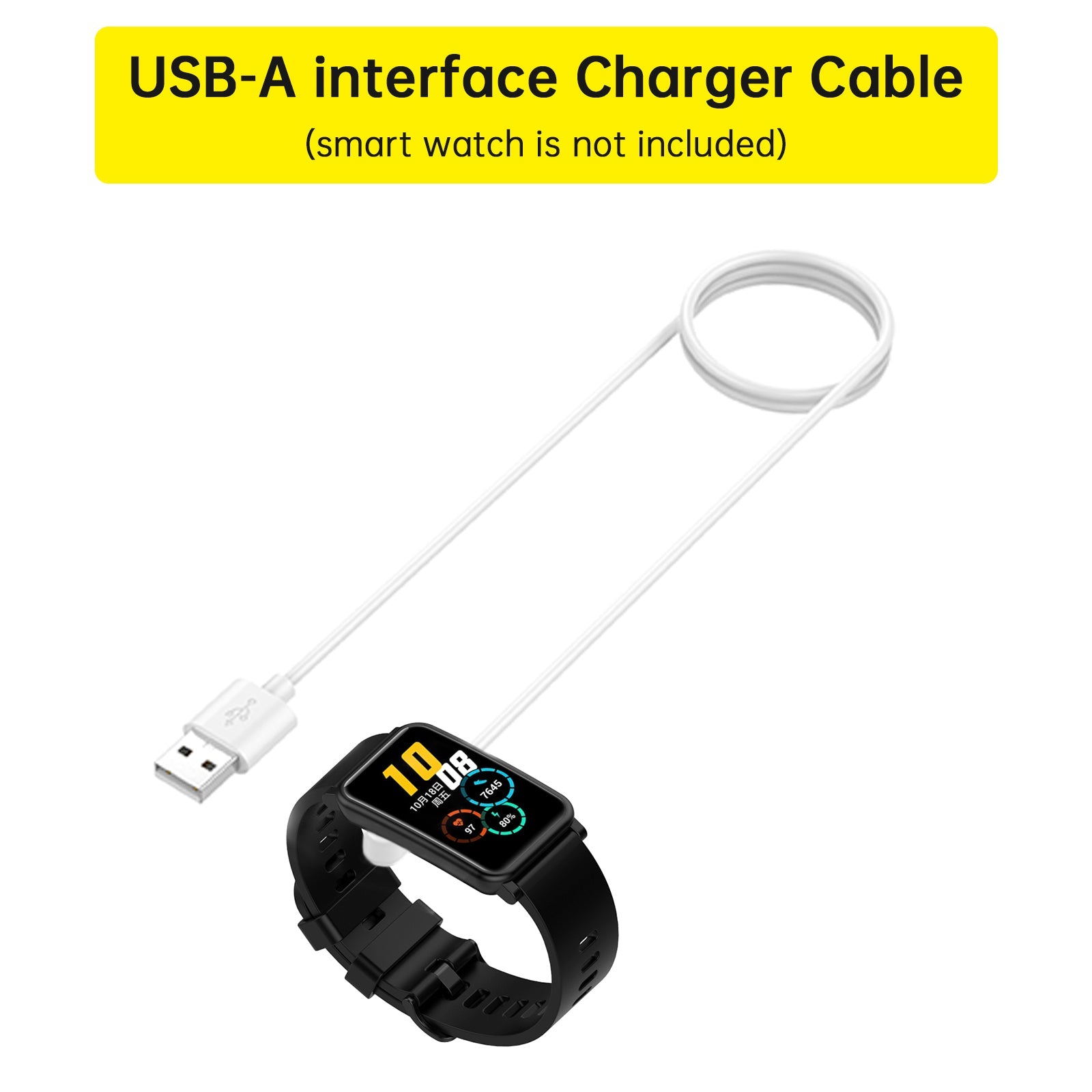 Portable Replacement Charging Cable For Watch Fit3/2/SE/mini Band 10/9/8