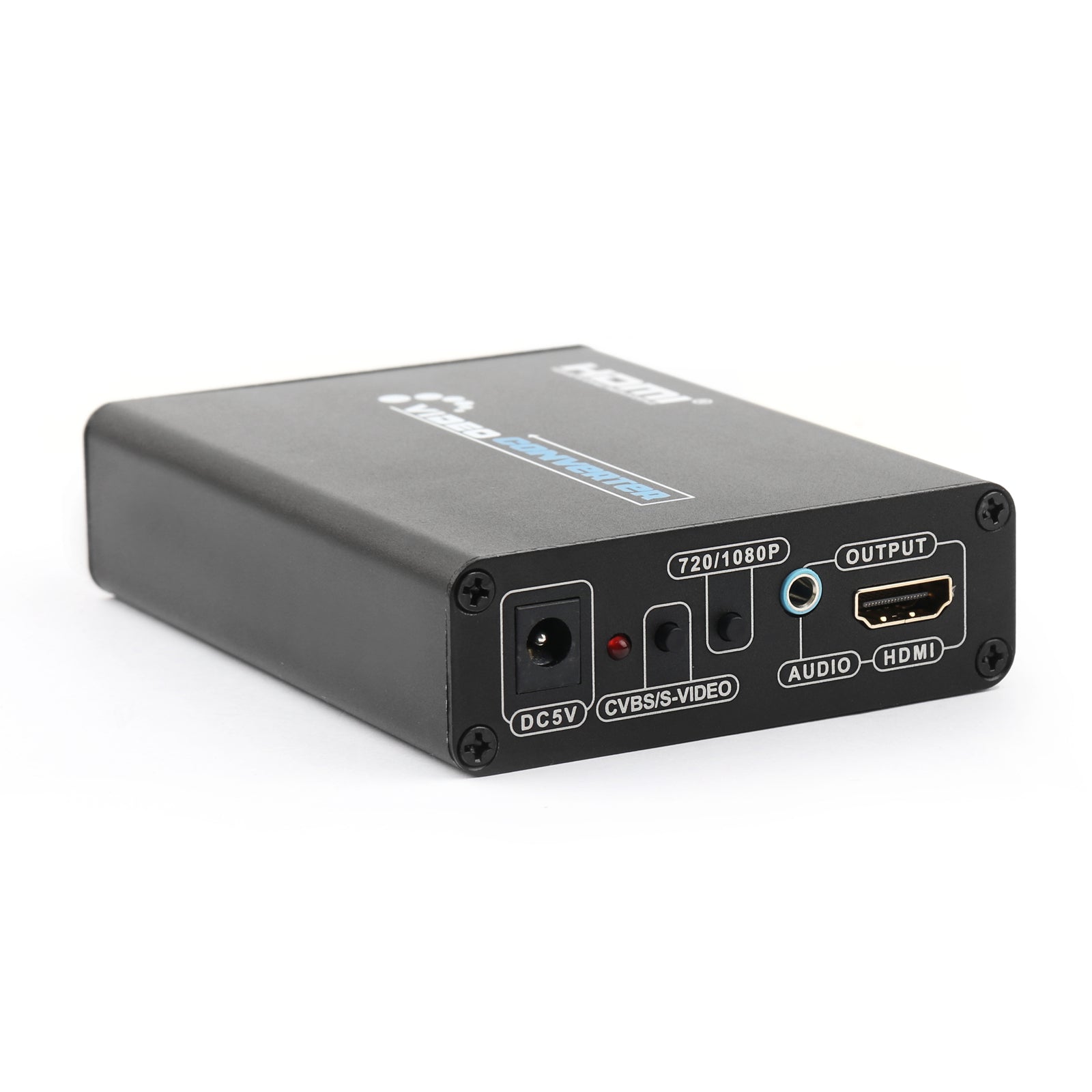 3 RCA AV+S-Video CVBS Composite R/L Audio to HDMI 1080P Converter