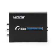 3 RCA AV+S-Video CVBS Composite R/L Audio to HDMI 1080P Converter