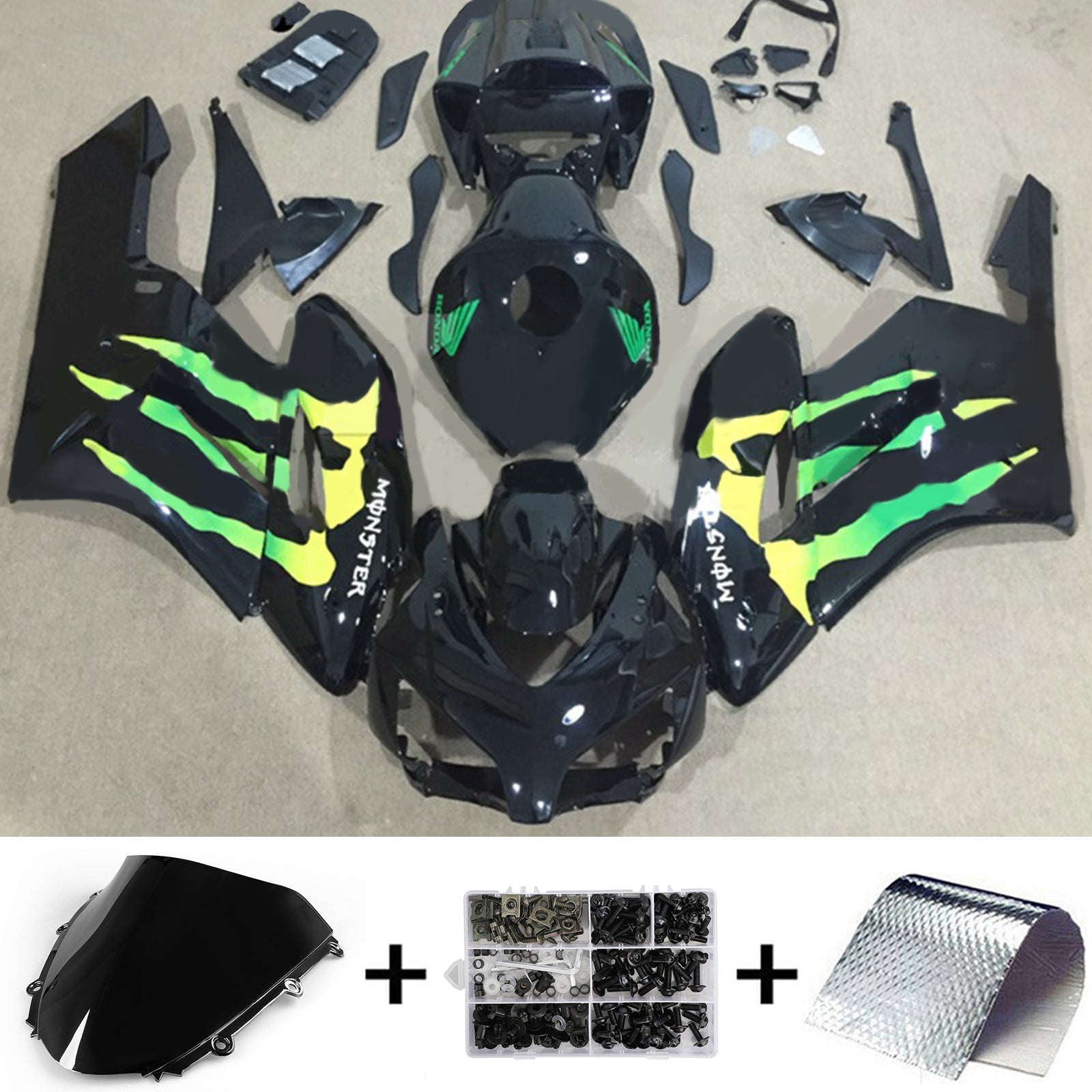 2004-2005 Honda CBR1000RR Fairing Kit Bodywork Plastic ABS