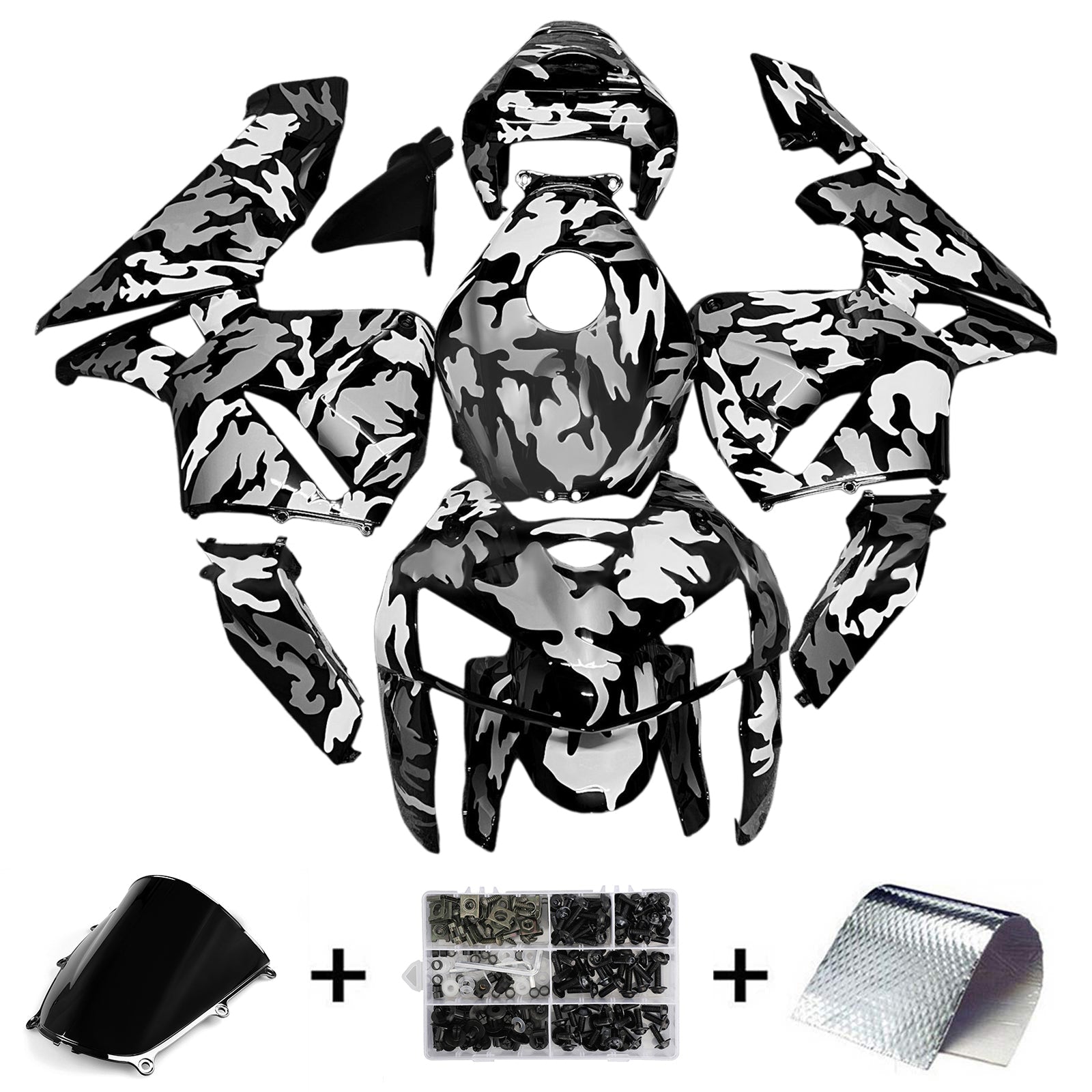 Injection Fairing Kit Bodywork Plastic ABS For Honda CBR600RR 2005-2006 F5