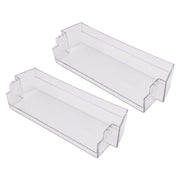 Dometic Caravan 2PCS Fridge Shelf Grey Clear Middle Or Top Door Bin 306mm 289072710 Generic