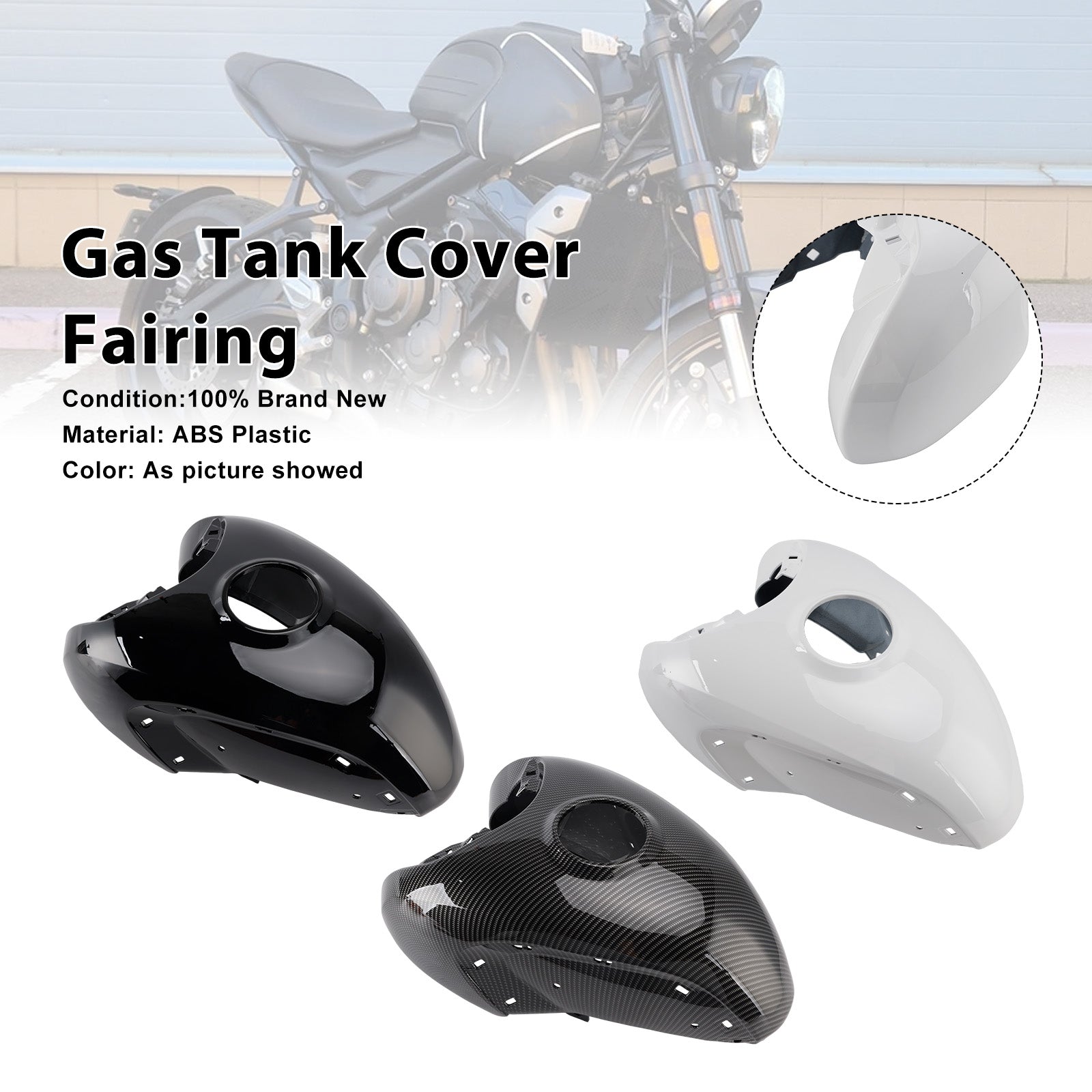 2021-2024 or Trident 660 Gas Tank Cover Fairing Protector F