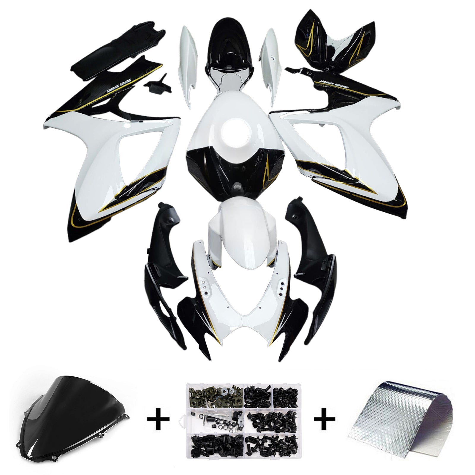 Injection Fairing Kit Bodywork Plastic ABS For Suzuki GSXR 600/750 2006-2007 K6