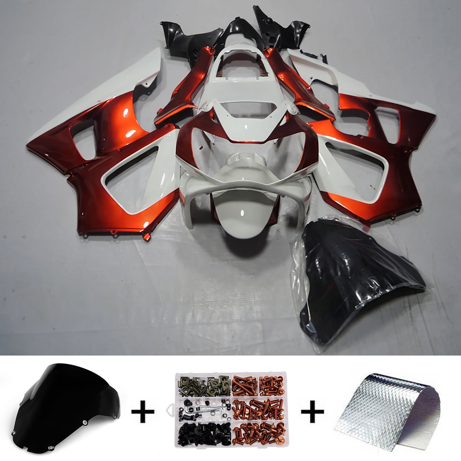 Injection Fairing Kit Bodywork Plastic ABS For Honda CBR929RR 2000-2001