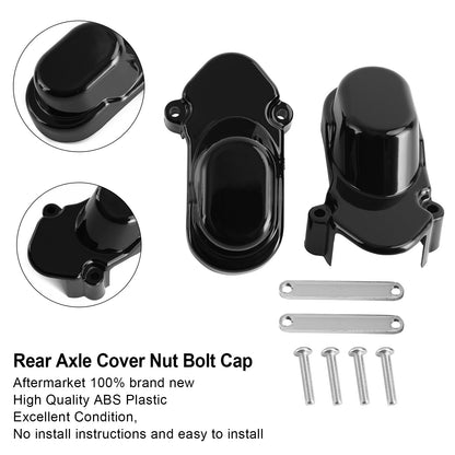 05-17 Sportster 1200 XL1200C 883 Black Generic Rear Axle Cover Nut Bolt Cap