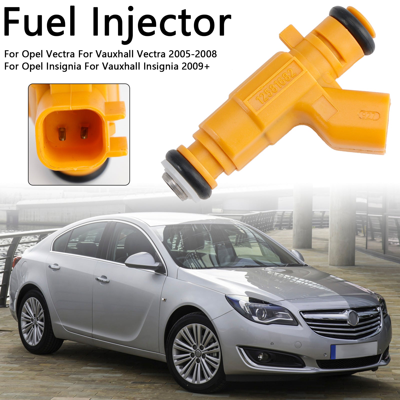 1PCS Fuel Injector 0280156129 Fit Vauxhall Vectra Fit Saab 9-3 2.8L 12581682