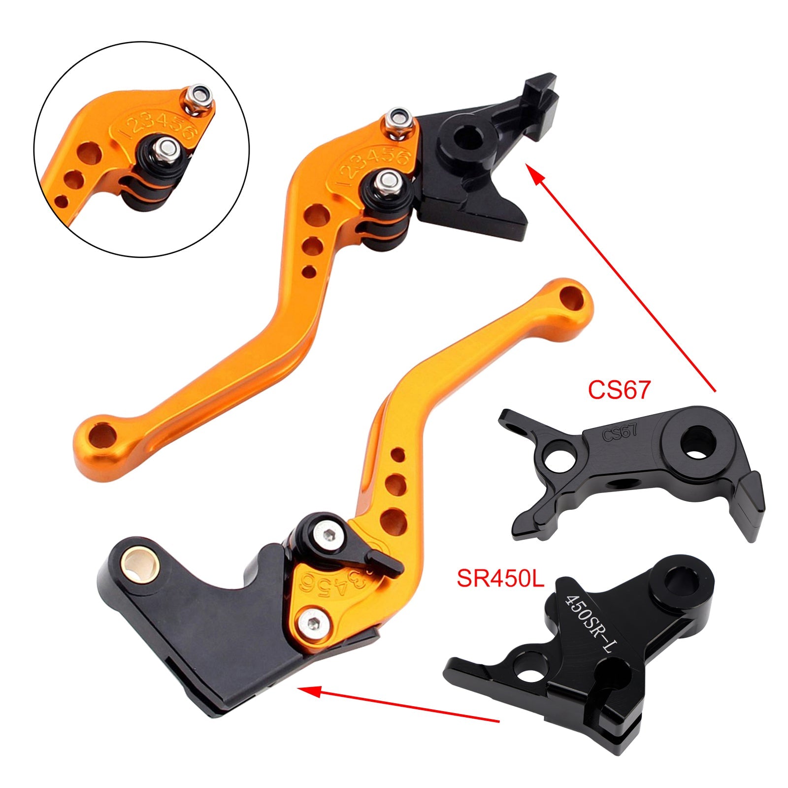NEW Short Clutch Brake Lever fit for VOGE DS900X 900DSX 2024-2026